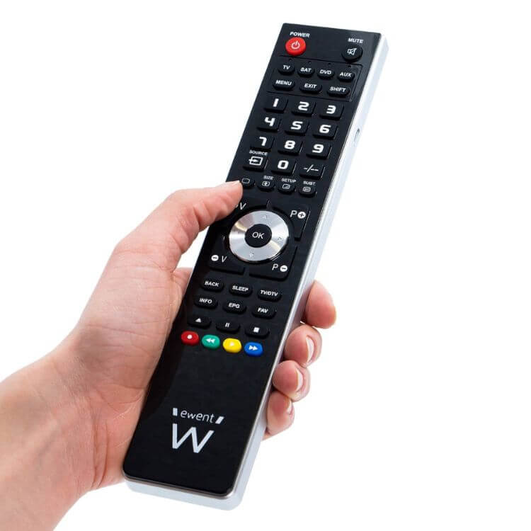 Comando Universal Ewent EW1570 p/ TV 4 em 1 Programável