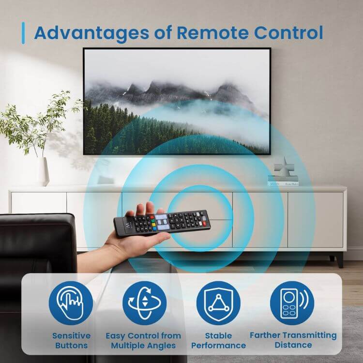 Comando Universal Ewent EW1577 p/ TV LG/Samsung/Sony/Hisense/TCL
