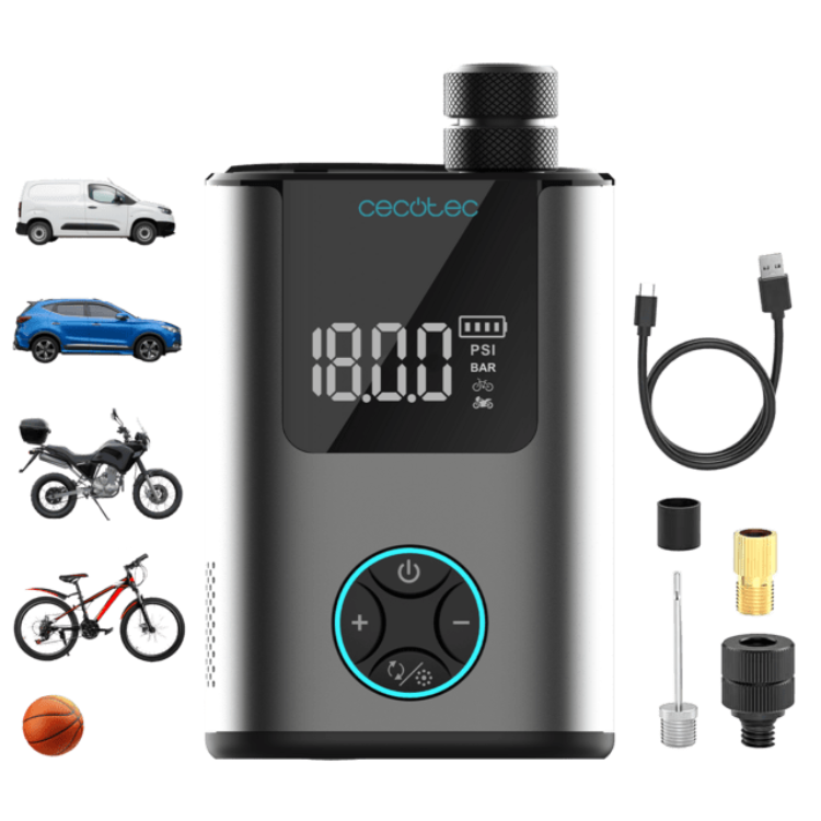 Compressor de Ar Portátil Cecotec Mini Air Max 600mAh