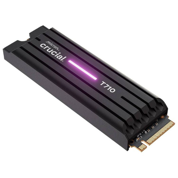 Disco SSD Crucial T710 1TB M.2 2280 PCIe Gen5 NVMe c/ Dissipador