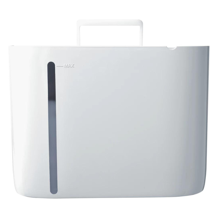 White Whirlpool dehumidifier, 20L, with handle and vertical air vent.