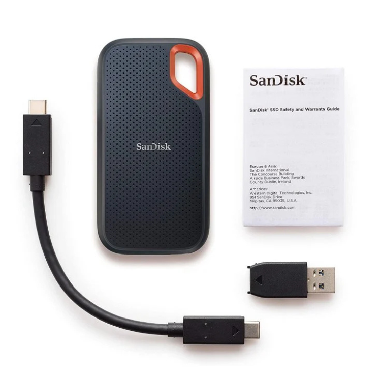 Disco Externo SSD SanDisk 2TB Extreme Portable 3.2 Gen 2