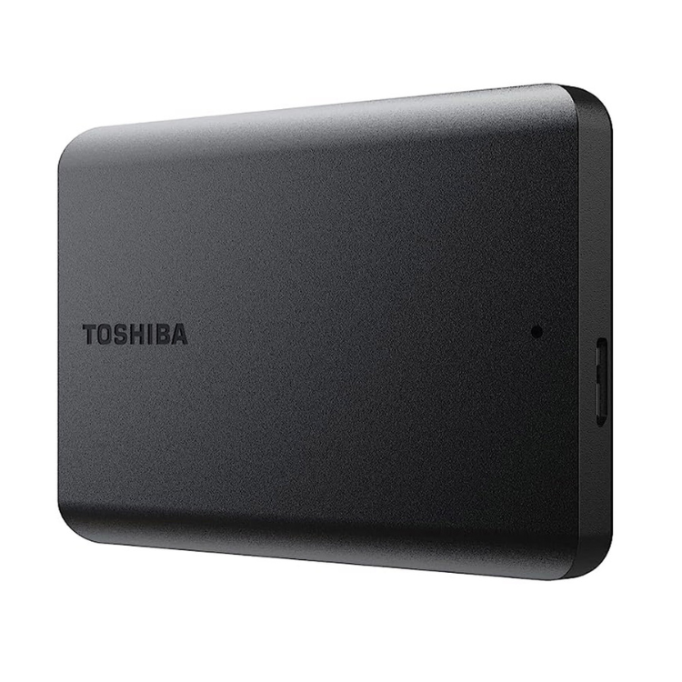 Disco Externo Toshiba Canvio Basics 2022 1TB HDD 2.5" USB 3.0/2.0 Preto