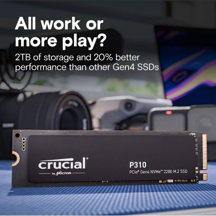 Disco SSD Crucial P310 1TB M.2 2280 PCle Gen 4 NVMe