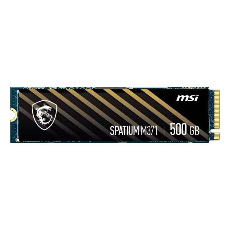 Disco SSD MSI Spatium M371 500GB M.2 2280 NVMe PCIe 3.0