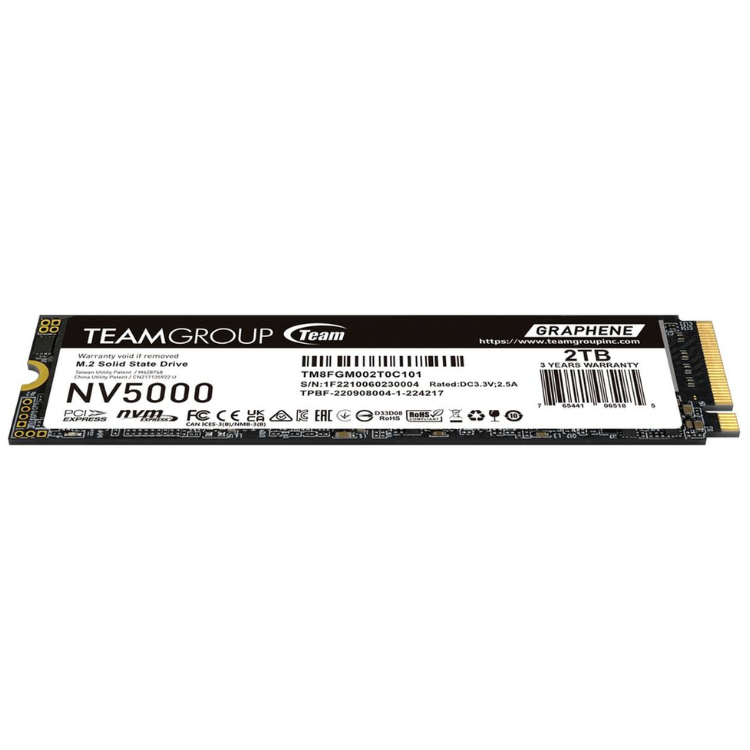 Disco SSD Team Group NV5000 2TB Gen4 M.2 NVMe
