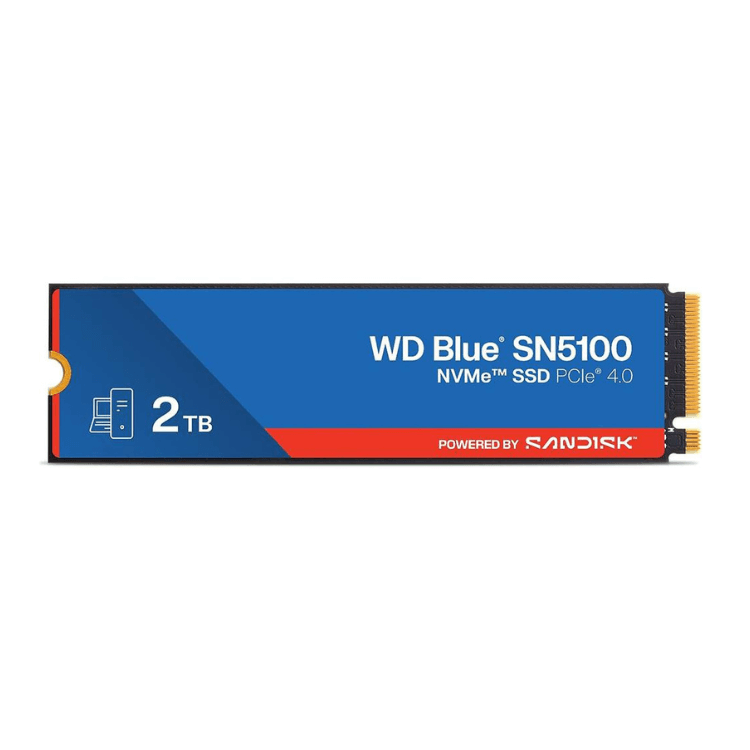 Disco SSD Western Digital WD Blue SN5100 2TB M.2 2280 NVMe PCIe Gen4