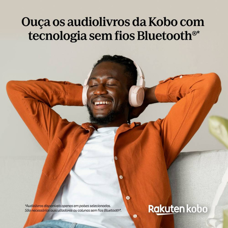 eReader Kobo Clara, 6 polegadas, 16GB, Wi-Fi, preto.