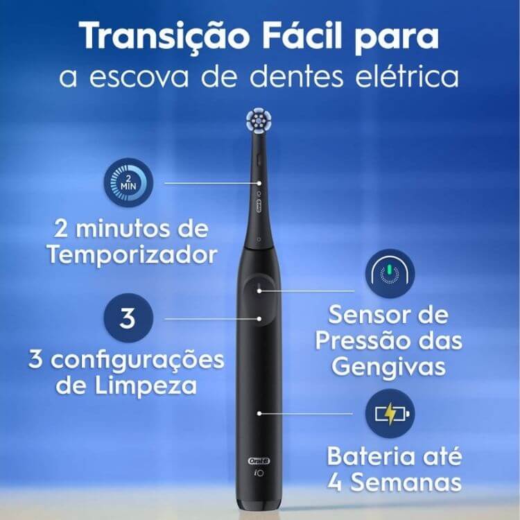 Escova de Dentes Elétrica Oral-B iO 2 Preto