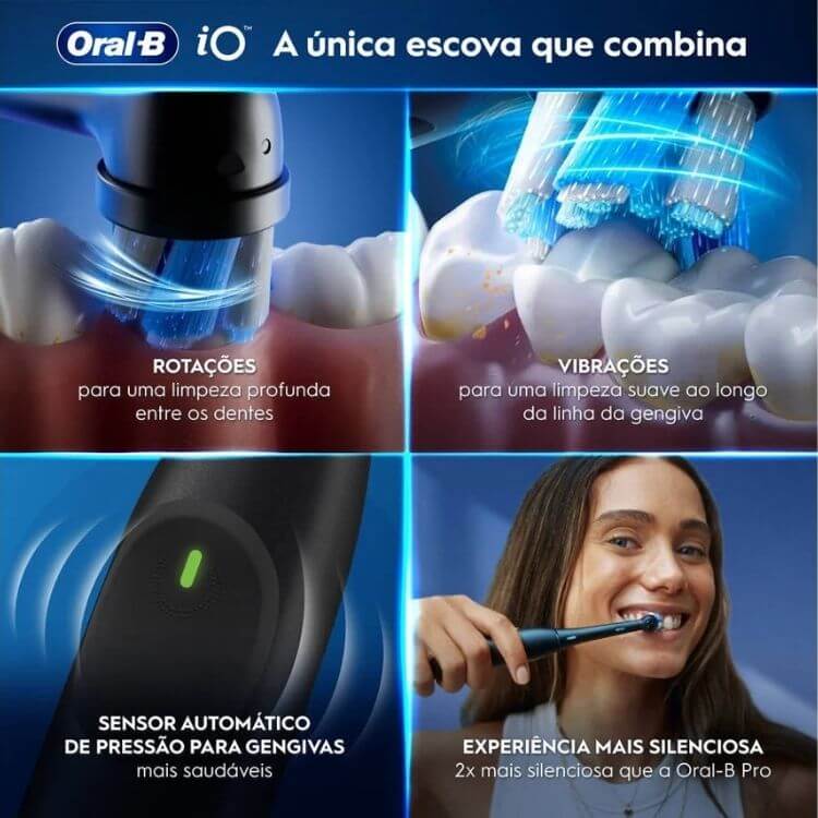 Escova de Dentes Elétrica Oral-B iO 2 Preto