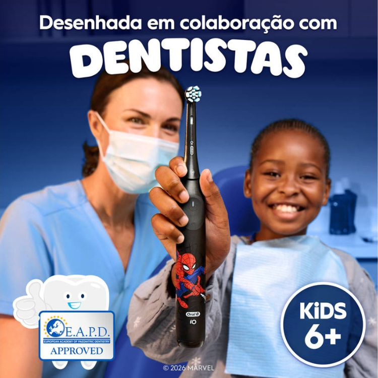 Escova de Dentes Elétrica Oral-B iO2 Kids Spiderman
