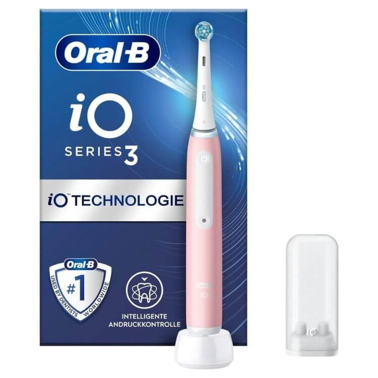 Escova de Dentes Elétrica Oral-B iO 3 Rosa