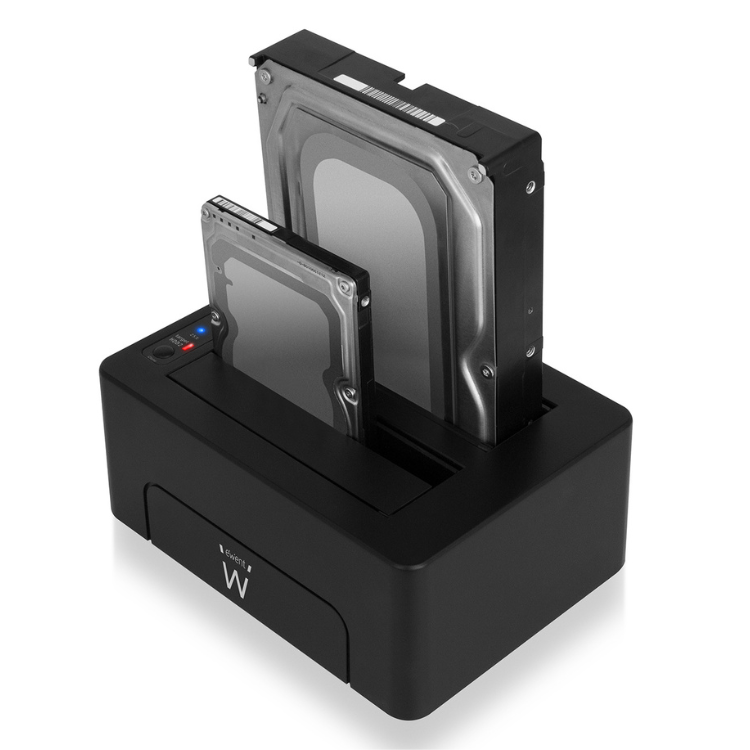 Ewent Docking Station HDD/SSD 3.5/2.5 Dual C/Função De Clonagem