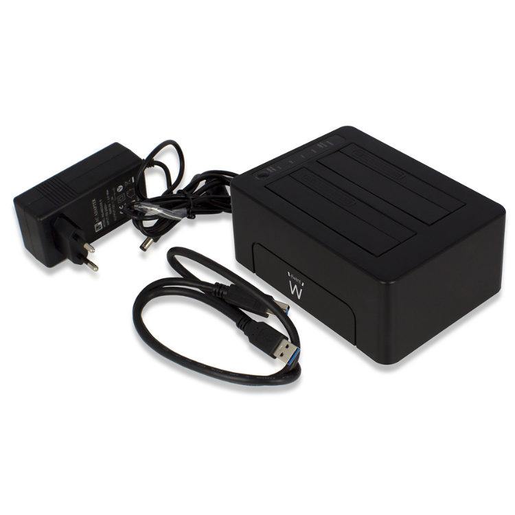 Ewent Docking Station HDD/SSD 3.5/2.5 Dual C/Função De Clonagem