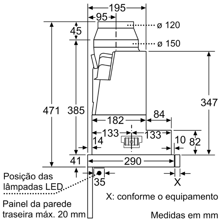 Exaustor de Gaveta Bosch Serie 4 DFS097A51 140W 90cm Inox PRÉ VENDA