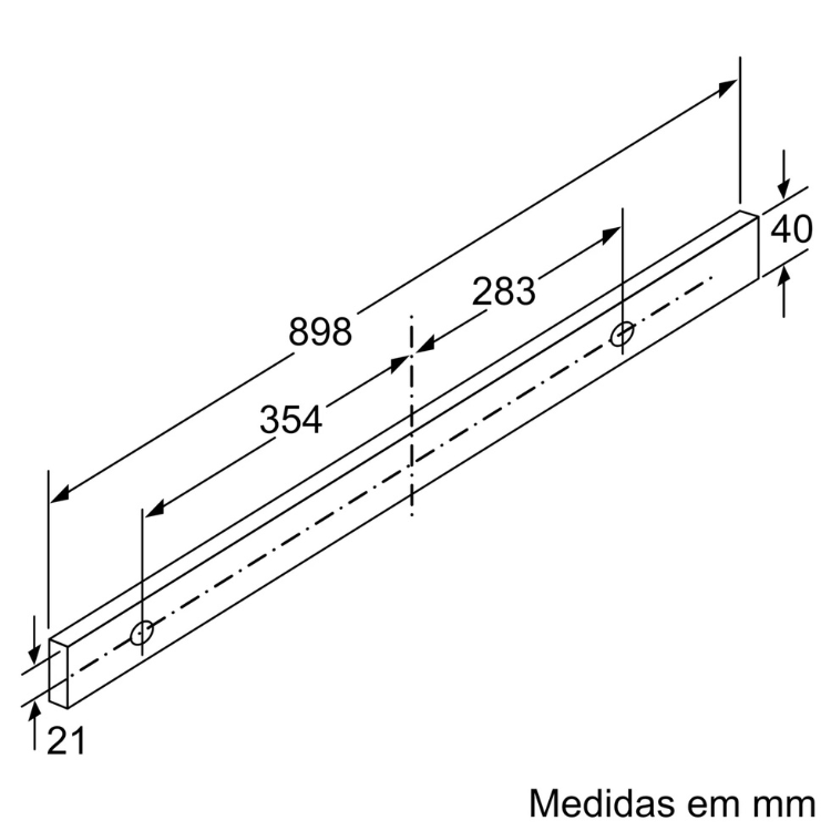 Exaustor de Gaveta Bosch Serie 4 DFS097A51 140W 90cm Inox PRÉ VENDA