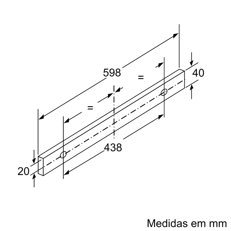 Exaustor de gaveta, medidas 598x438x40mm, espessura 20mm.
