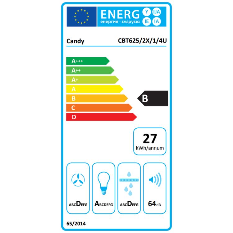 Exaustor de Gaveta Candy CBT625/2X/1/4U 60cm