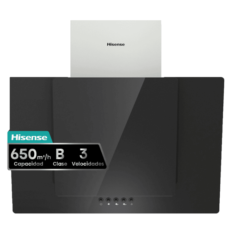 Exaustor de Parede Hisense CH6IN6BXBG 183W 60cm Preto