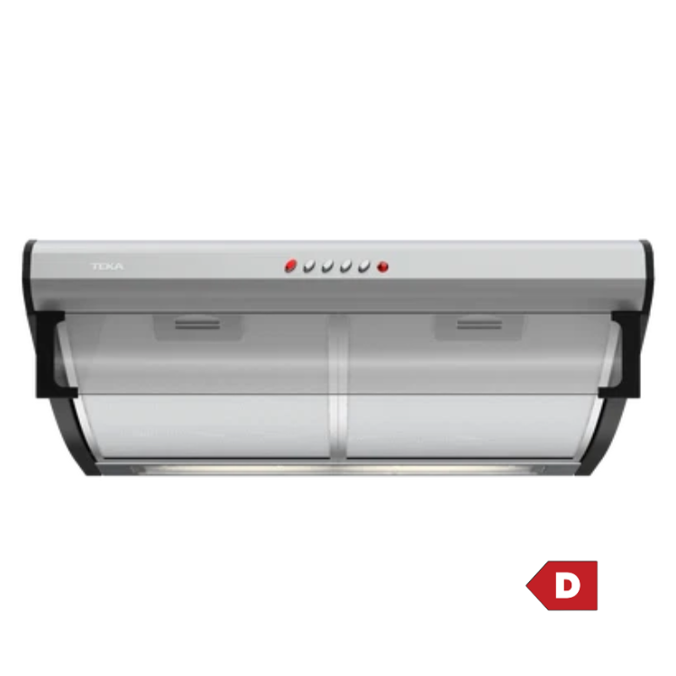 Exaustor Teka C6420IX, 60cm, inox, 200W, classificação energética E.