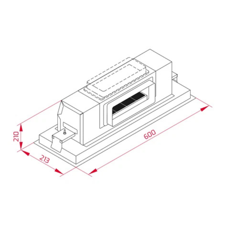 Exaustor Chaminé Teka DHT 97670 220W 90cm Branco