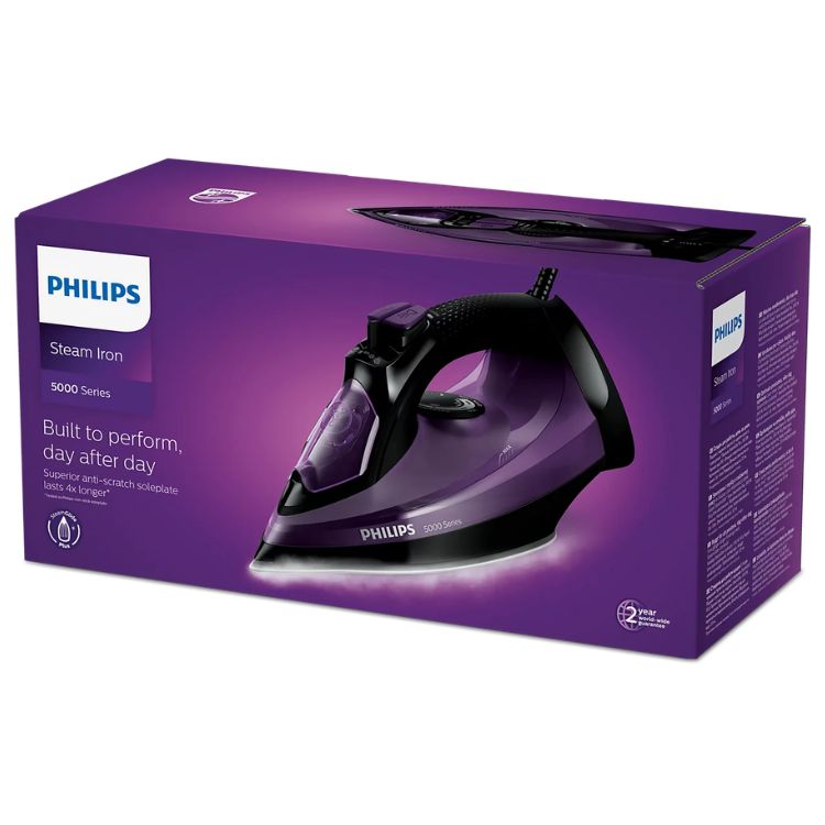 Ferro a Vapor Philips Série 5000 DST5030/80 Roxo