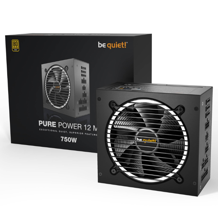 Fonte de Alimentação ATX Be Quiet Pure Power 12 M 750W 80 Plus Gold Full Modular