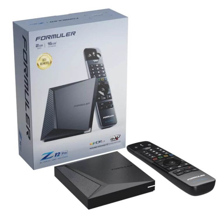 Formuler Z12 Pro 2GB/16GB MyTVOnline 4 + Comando GTV BT1 BT