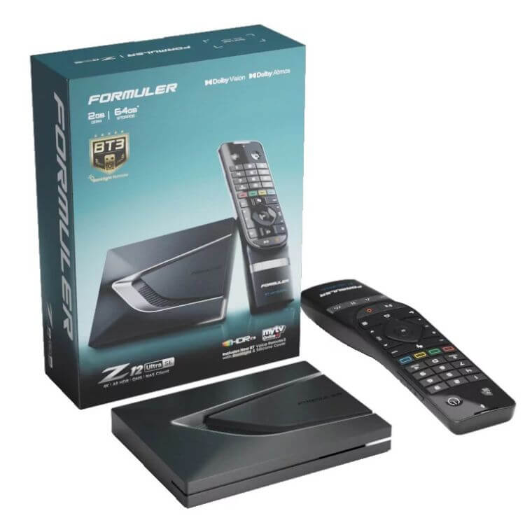 Formuler Z12 Ultra SE 2GB/64GB MyTVOnline 4 + Comando GTV BT3 Backlight BT