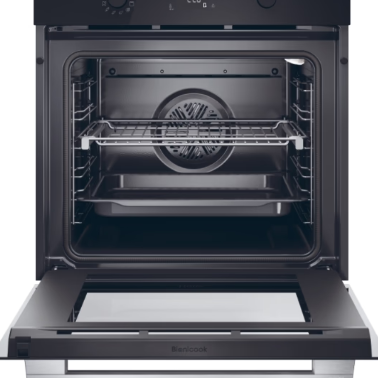 Forno Hidrolítico/Pirolítico de Encastre Haier ID2P5B3YTX 78L Preto