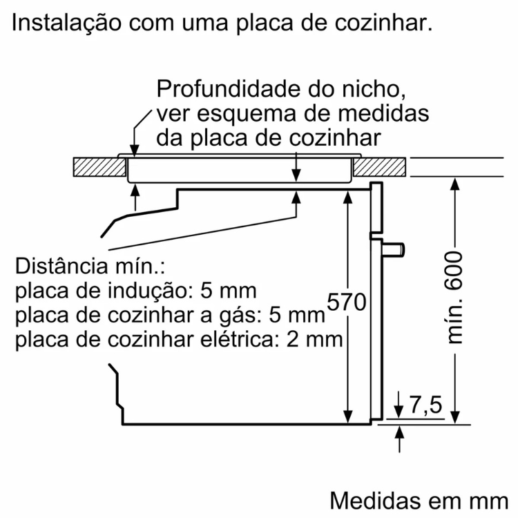 Forno Pirolítico de Encastre Bosch Serie 6 HBG578ES3 71L 3600W Preto