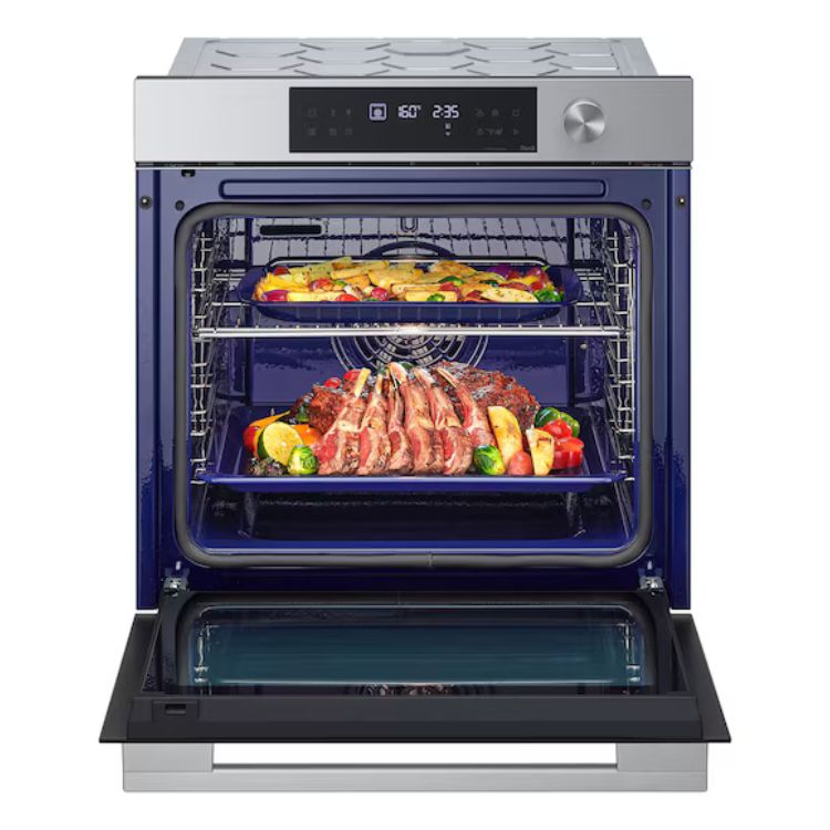 Forno Pirolítico de Encastre LG WSED7612S 76L 3500W