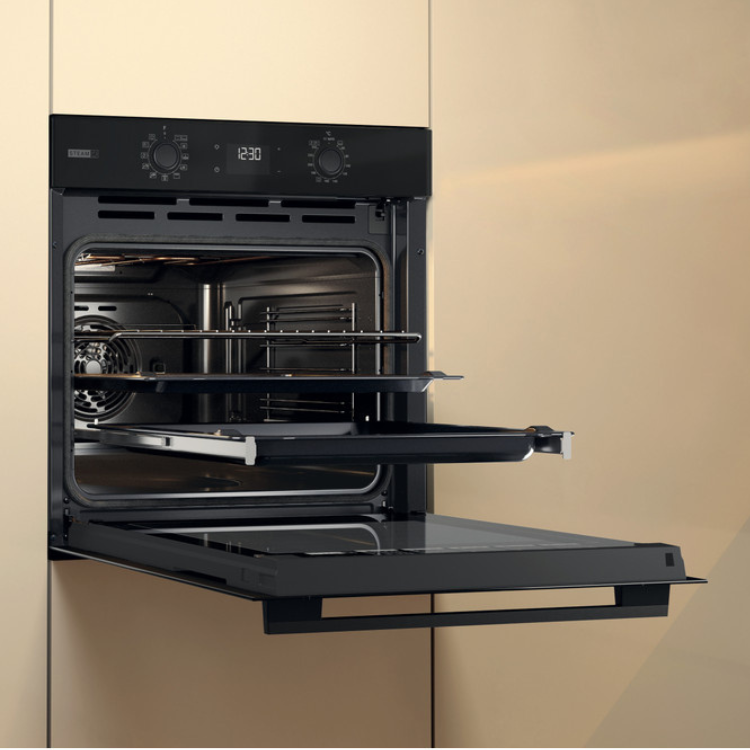 Forno Hidrolítico/Pirolítico de Encastre Whirlpool OMSK58RU1SB 71L 3300W