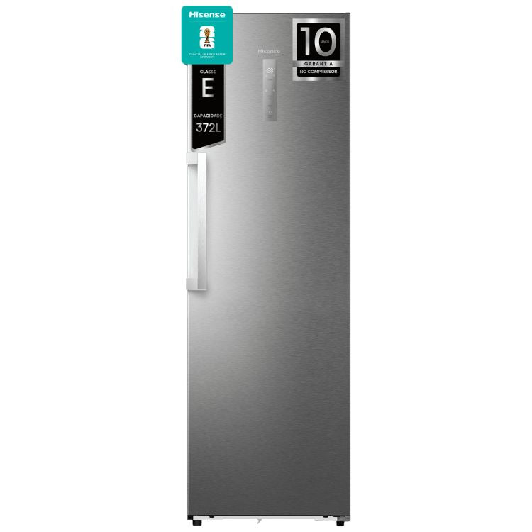 Frigorífico 1 Porta Hisense RL3K370SAIE1 372L Inox