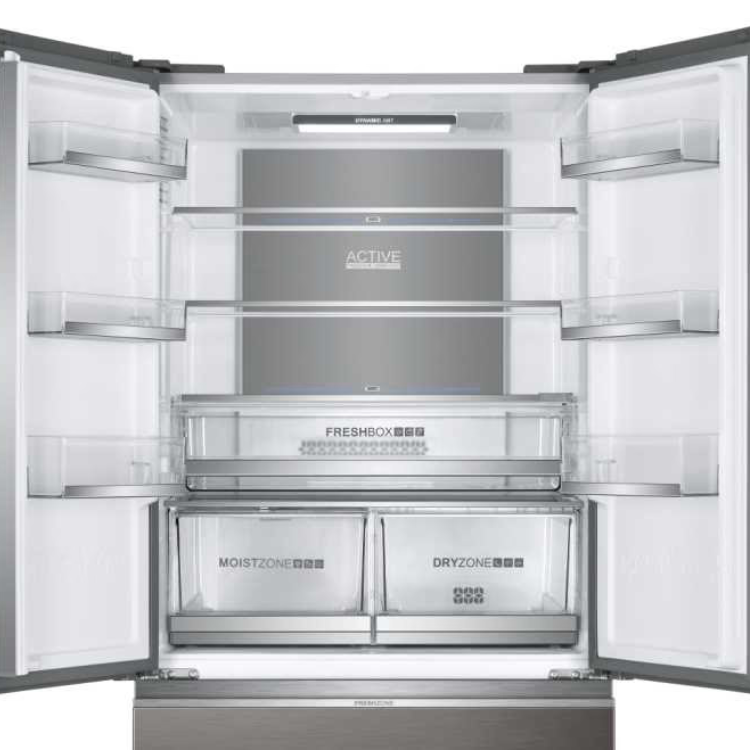 Frigorífico Americano Haier HB18FGSAAA 539L Inox