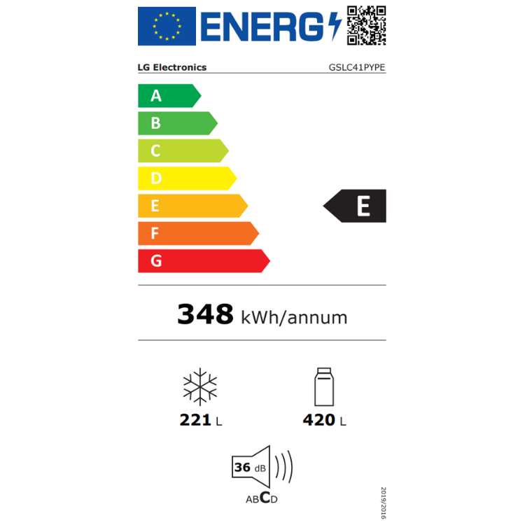 Frigorífico Americano LG GSLC41PYPE 641L Inox