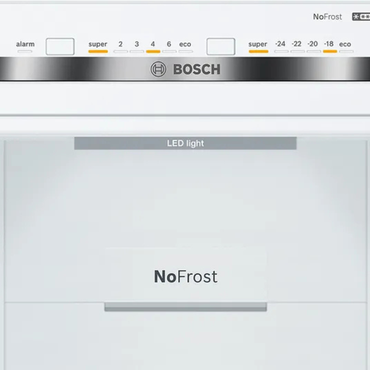 Frigorífico Combinado Bosch Serie 4 KGN36VIED 326L Inox