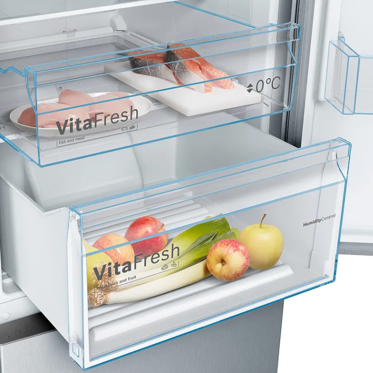 Frigorífico Combinado Bosch Serie 4 KGN36VIED 326L Inox