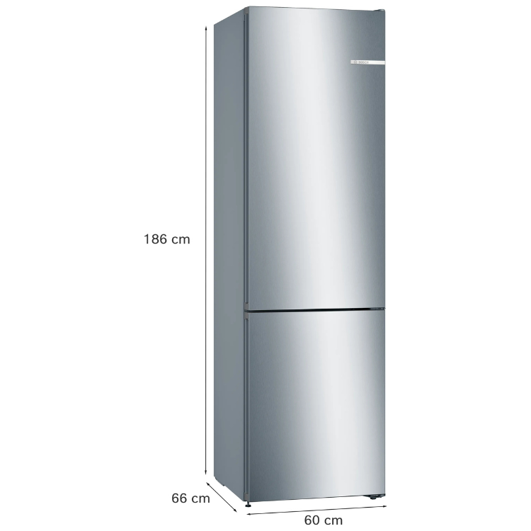 Frigorífico Combinado Bosch Serie 4 KGN36VIED 326L Inox