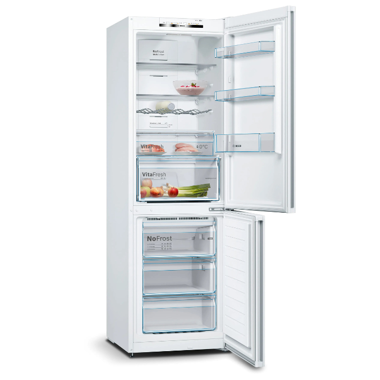 Frigorífico Combinado Bosch Serie 4 KGN362WED 326L Branco