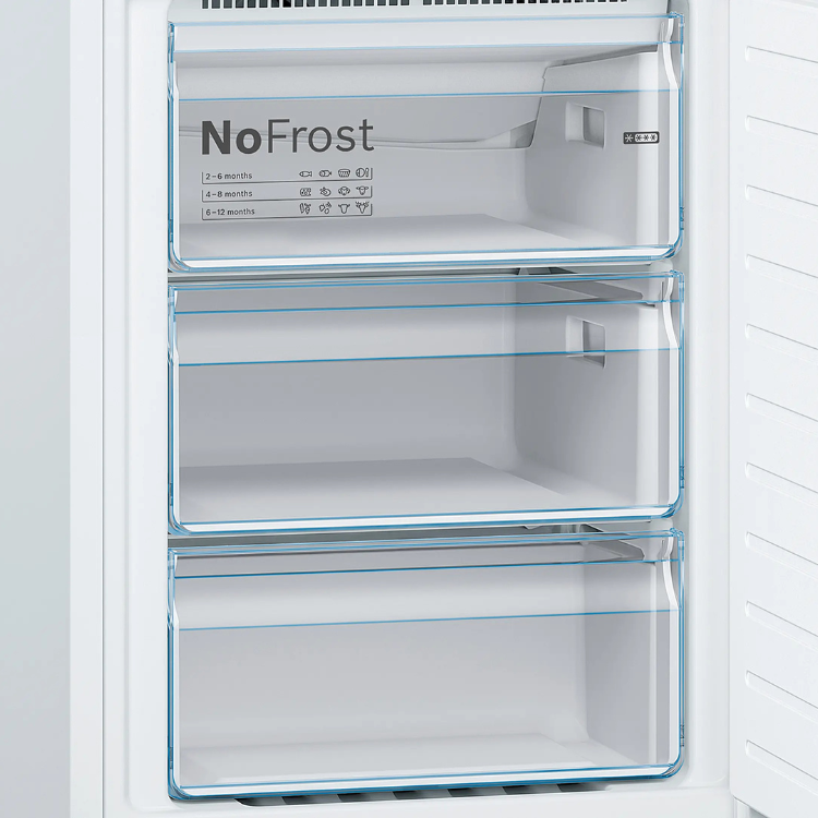 Frigorífico Combinado Bosch Serie 4 KGN362WED 326L Branco