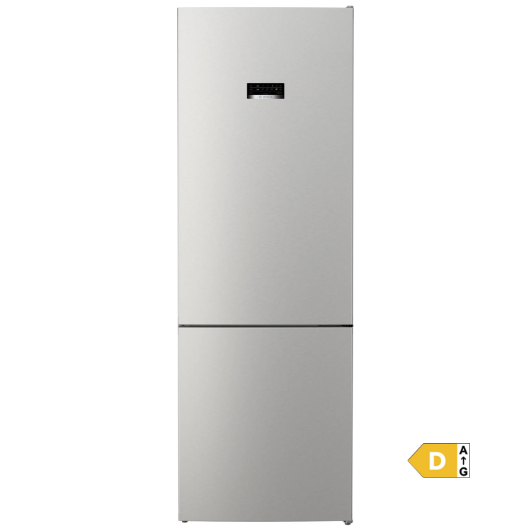 Bosch Serie 4 KGN493IDA inox fridge freezer, silver, 438L, energy class D.