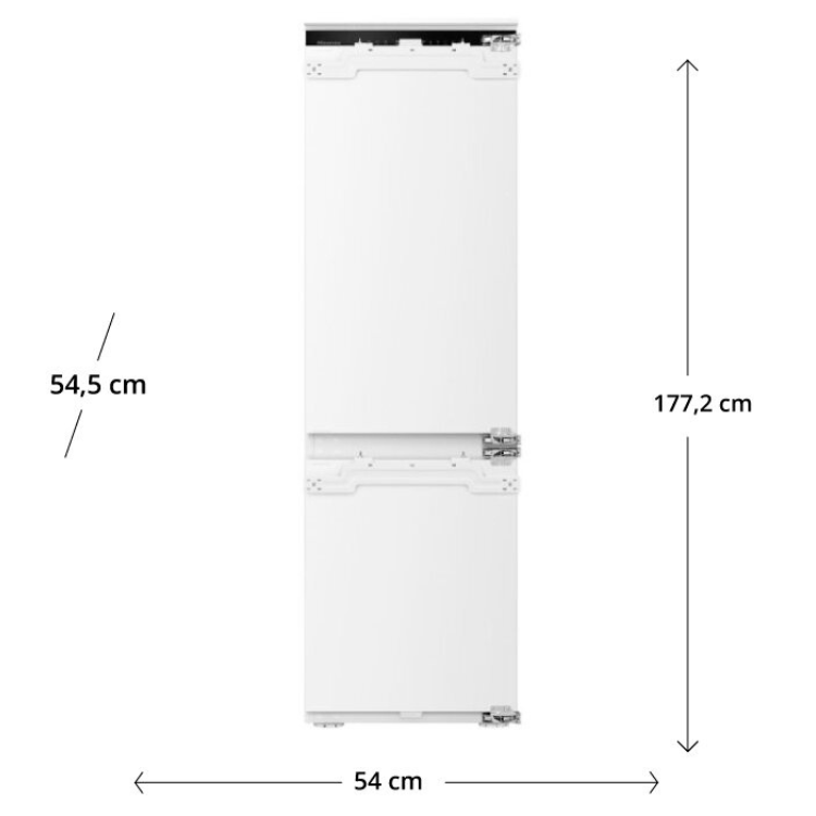 Frigorífico Combinado de Encastre Hisense RB3B250SAWE 252L Branco