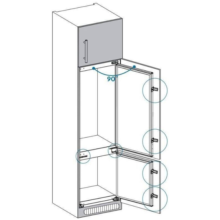 Frigorífico Combinado de Encastre LG GTFN256SER 233L