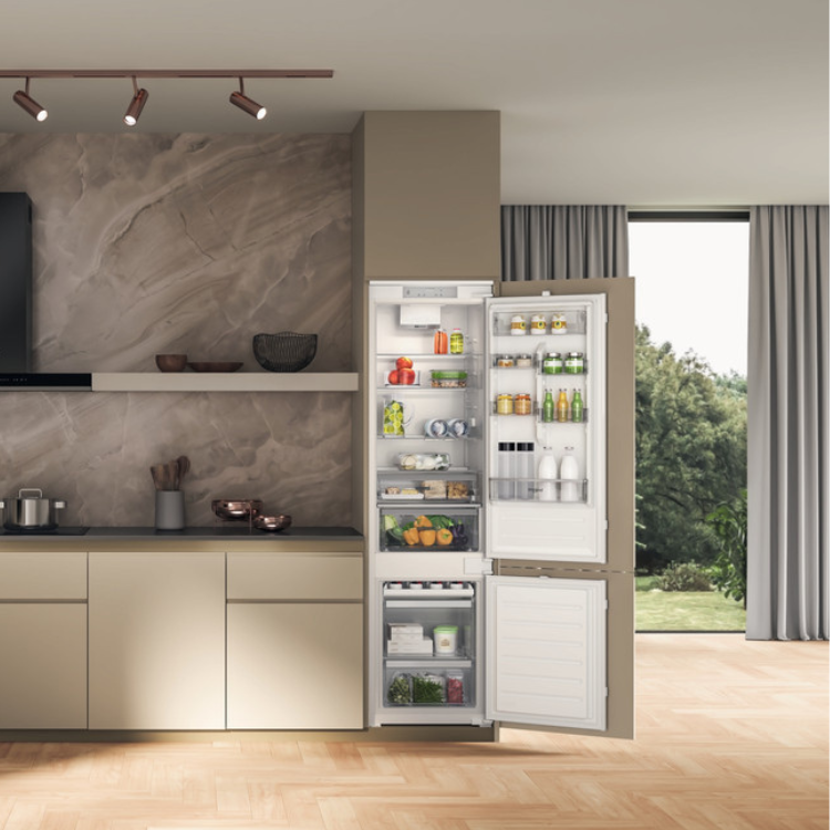 Frigorífico Combinado de Encastre Whirlpool WHC20D013D1 300L Branco