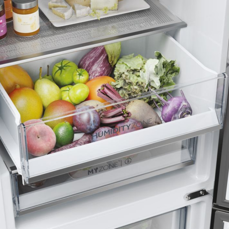 Frigorífico Combinado Haier HDPW5620CNPK 406L Inox
