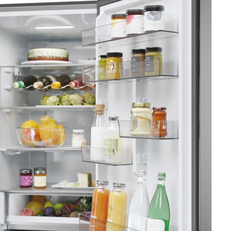 Frigorífico Combinado Haier HDPW5620CNPK 406L Inox
