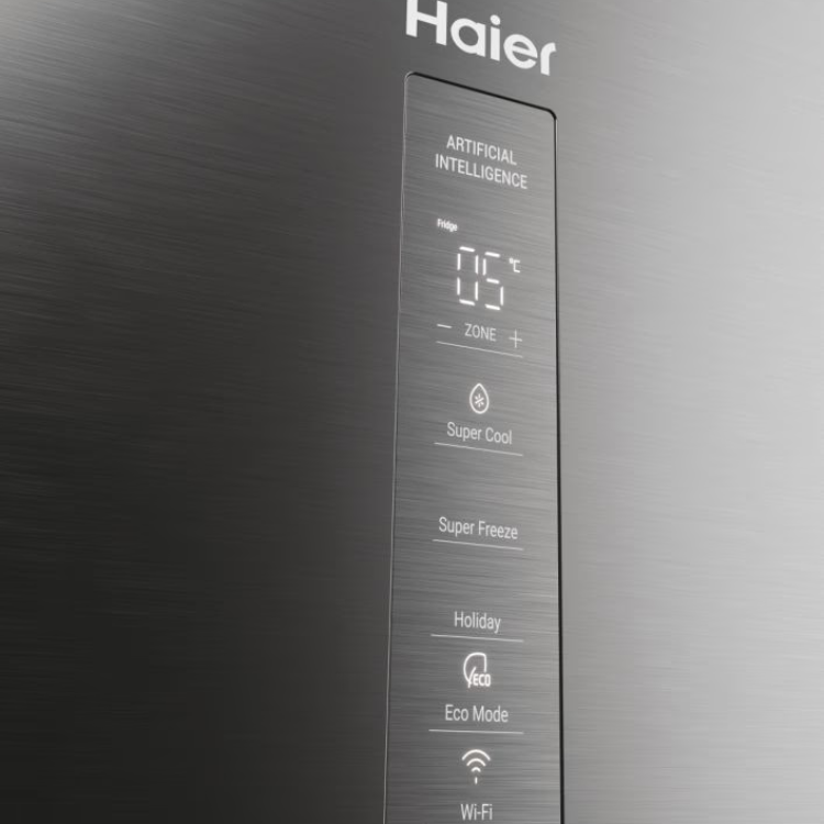 Frigorífico Combinado Haier HDPW5620CNPK 406L Inox