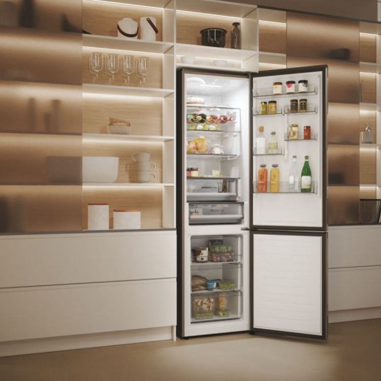Frigorífico Combinado Haier HDPW5620CNPK 406L Inox