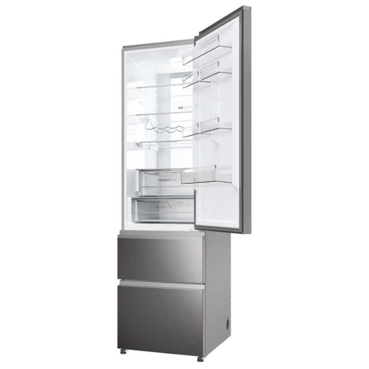 Frigorífico Combinado Haier HTW7620CNMP 414L Inox